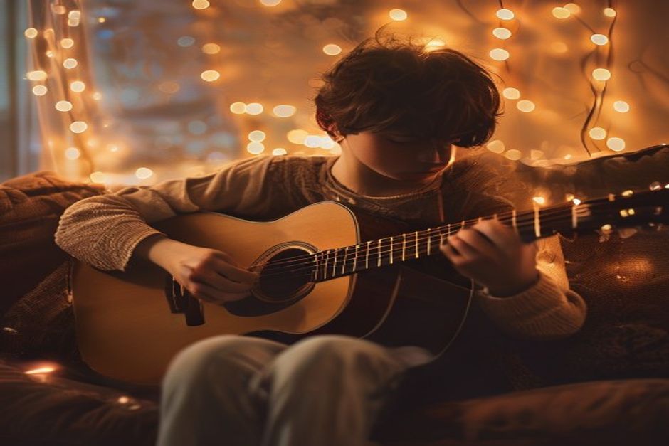 Tự tin đệm hát giao lưu sau khóa học đàn guitar