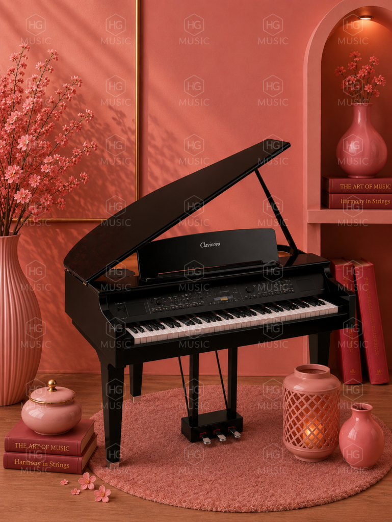 Piano dùng trong quá trình học và làm quen bàn phím của học viên